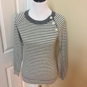 Cashmere Banana Republic Striped Sweater • size M